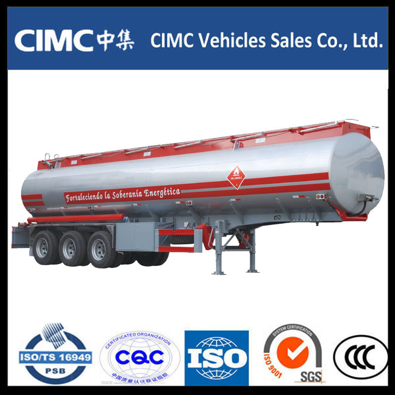 CIMC's højkvalitets brændstof Tank Semi Trailer